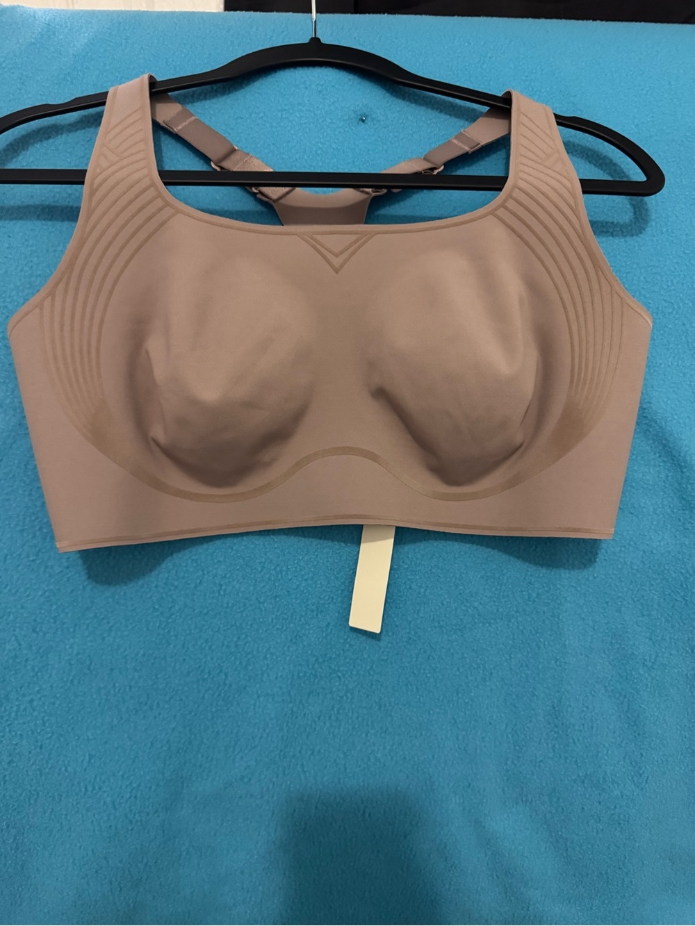 VSX Wireless Molded Sports Bra in Mauve Taupe (curvy M)